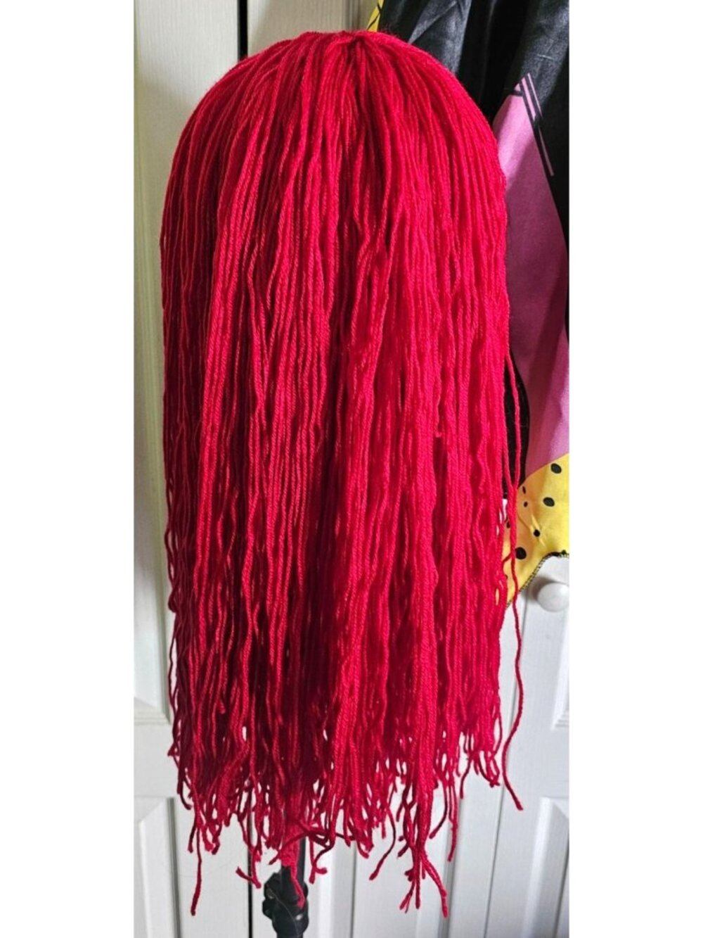 The Nightmare Before Christmas Sally Costume Girls 4-6X Dress Wig Halloween Kids - Picture 2 of 5